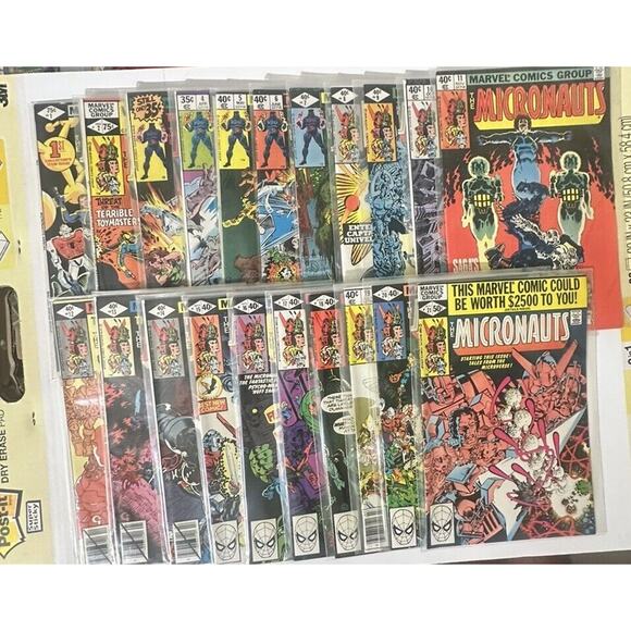 MICRONAUTS #1 - #21 ANNUALS - MARVEL COMICS 1978 - 1980 Good - Picture 1 of 10